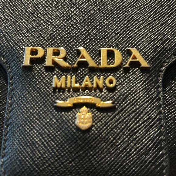 Prada  Saffiano Chain Shoulder Bag - Picture 6 of 13